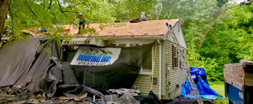 Brian LeBlanc Site Roofing Work in progress