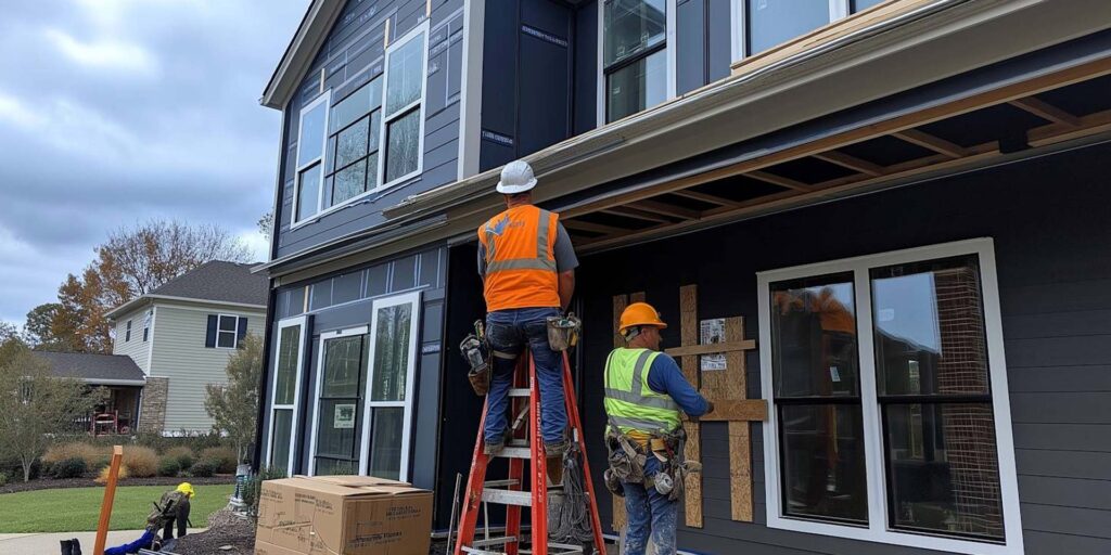 Aluminum Siding Repair Process Works