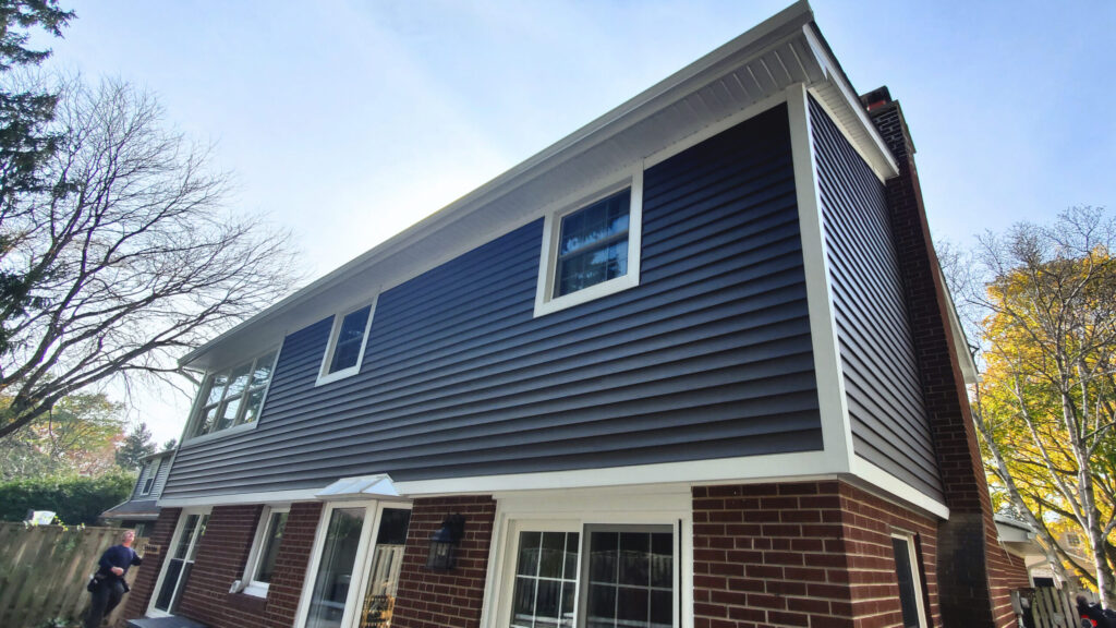 BrianLeBlancRoofing providing metal siding repair service in Lancaster for home protection
