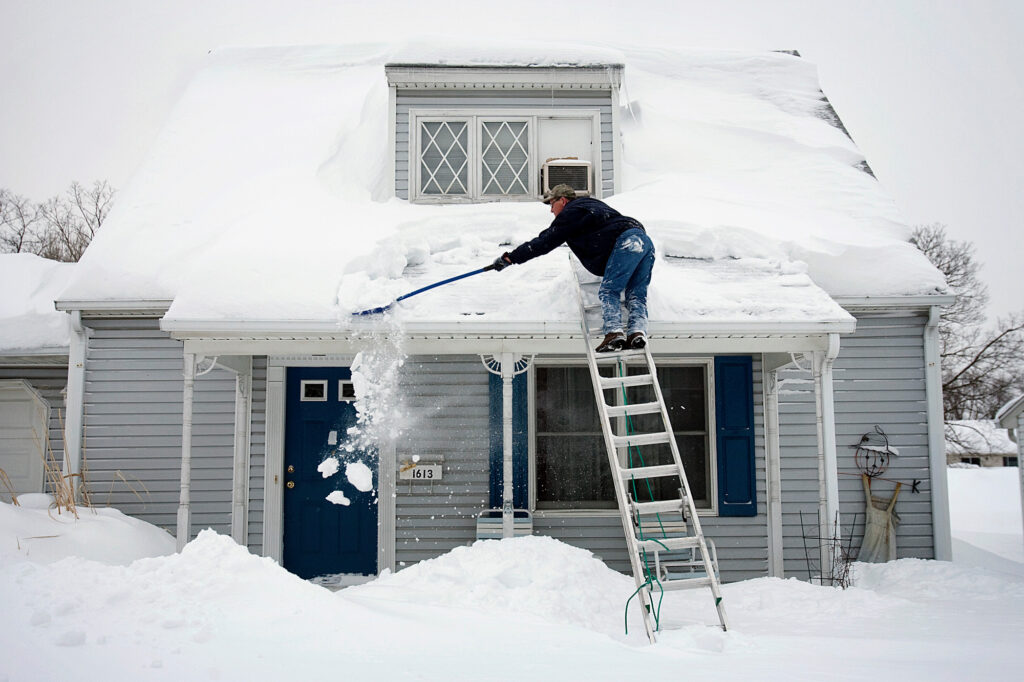Blizzard Roof Damage Repair
