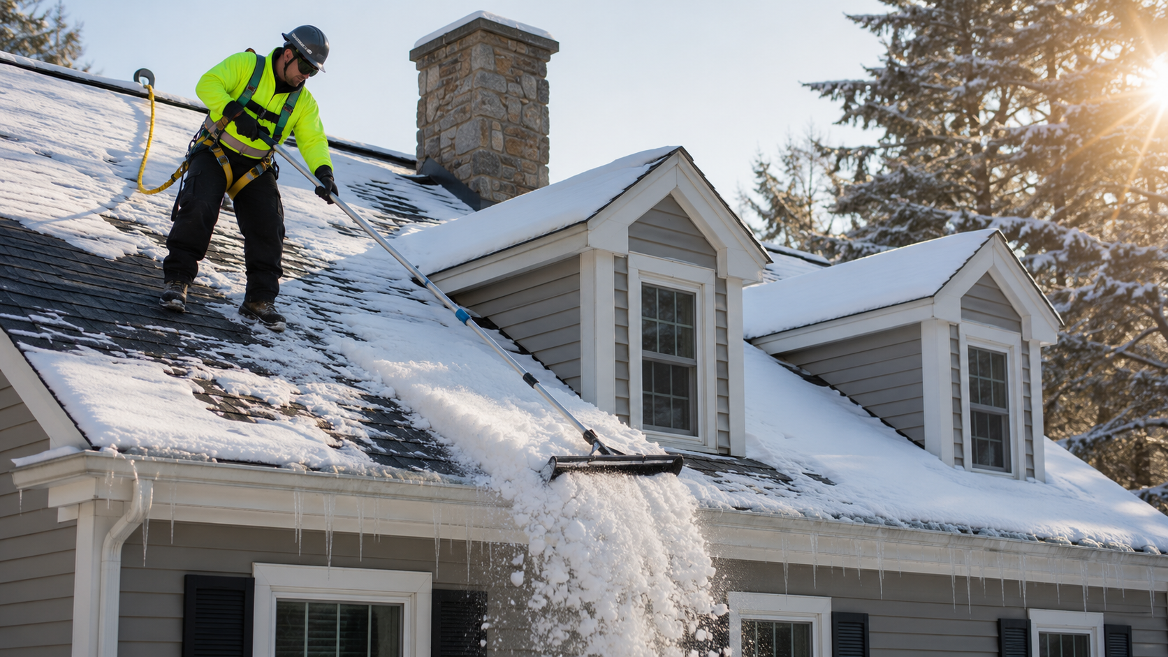 How to Remove Snow From Roof Safely Brian Le Blanc