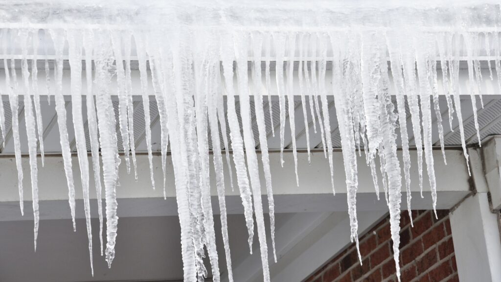 Icicles Along the Roofline