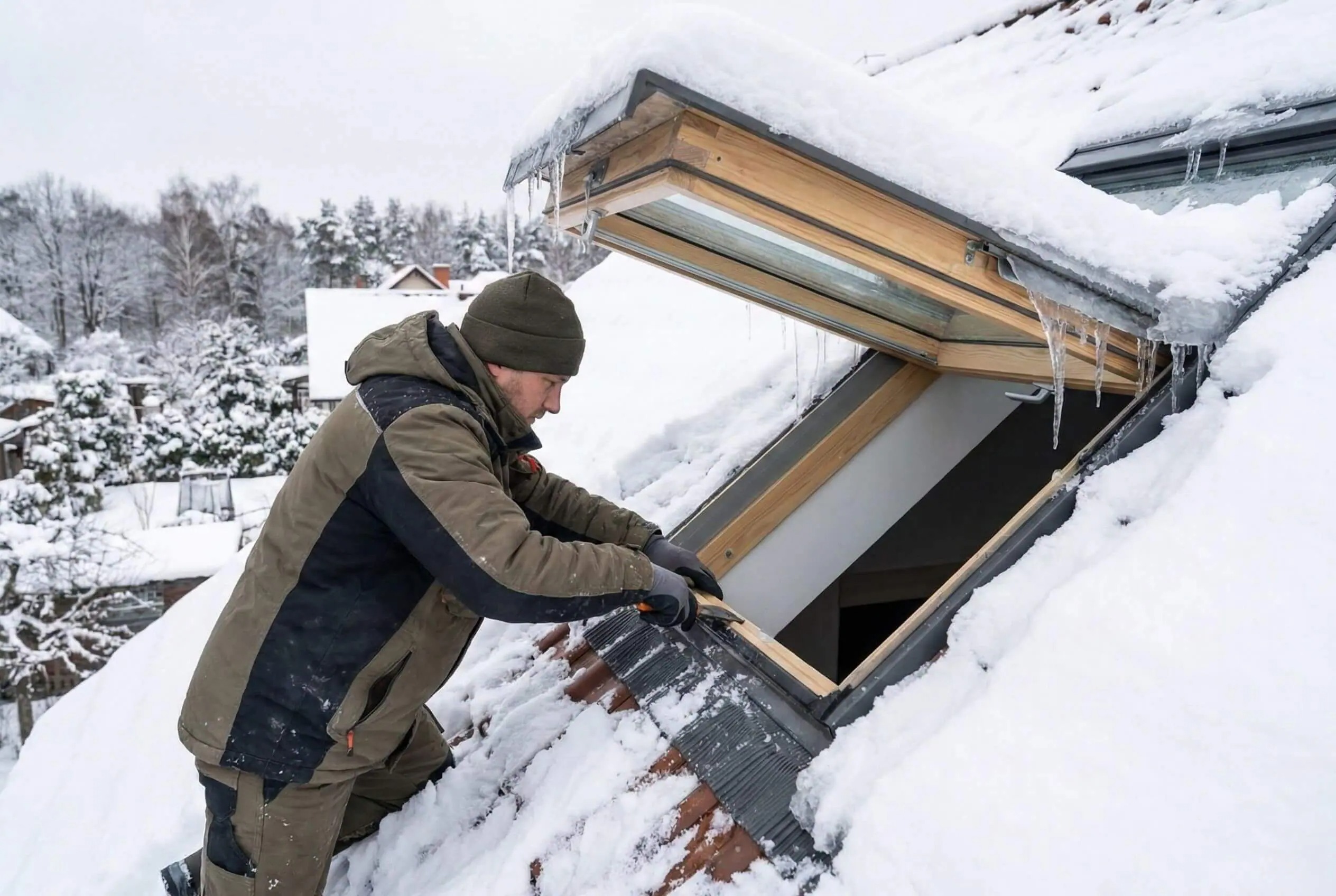 Roof Inspection After Snowstorm Lancaster