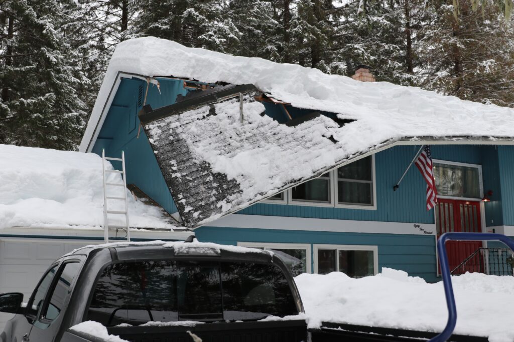 Snow Roof Collapse Risk