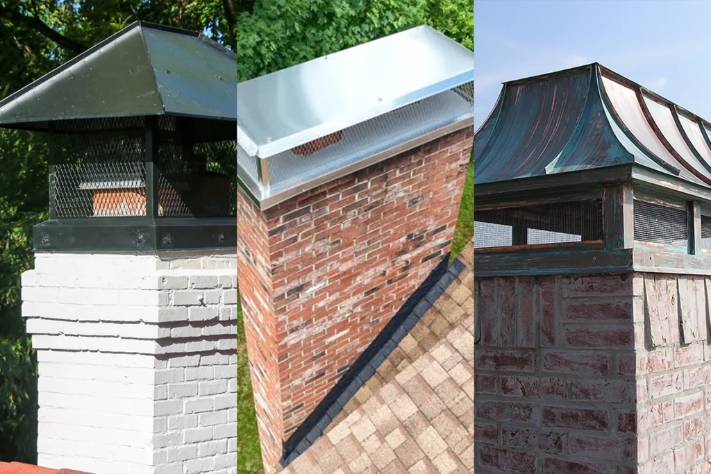 Chimney cap material comparison: steel vs copper