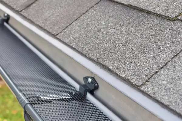 Close-up of sealed flashing and drip edge on a Massachusetts roof (1)